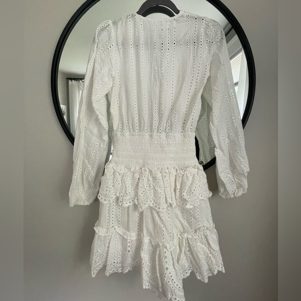 White Cutout Dress for Beach, Bach, or Bridal - Picture 2 of 4